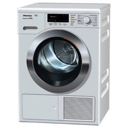 Miele TKR 850 Freestanding Heat Pump Tumble Dryer, 9kg Load, A+++ Energy Rating, White